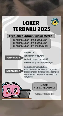 MAU KERJA FREELANCE? NIH AKU KASIH SOLUSINYA!  #infoloker2025 #freelance #fyp 