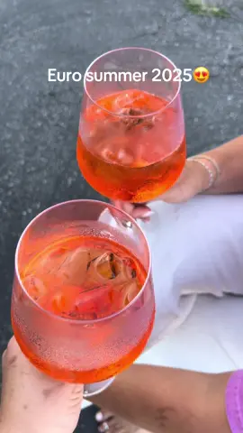 Euro summer vibes #summerloading #fyp #aperolspritz 