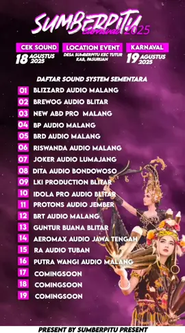 #sumberpitucarnival #sumberpitupasuruan  #carnival2025 #fyp 