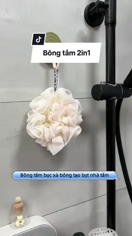 Bông tắm bọc xà bông 2in1 tạo bọt #bongtam #bongtamtaobot #bongtambotbien #decorsiuxinh 