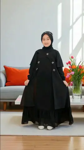 Gamis Abaya Hitam Anak Perempuan Zaina Set // Dress Anak Perempuan // Ceruty Babydoll MIx Payet GAMIS PEREMPUAN 2025 ABAYA ANAK REMAJA TANGGUNG #Abayahitamanak #Abayaputihmanasikhaji #Gamislebarananak #Gamisanakperempuanterbaru
