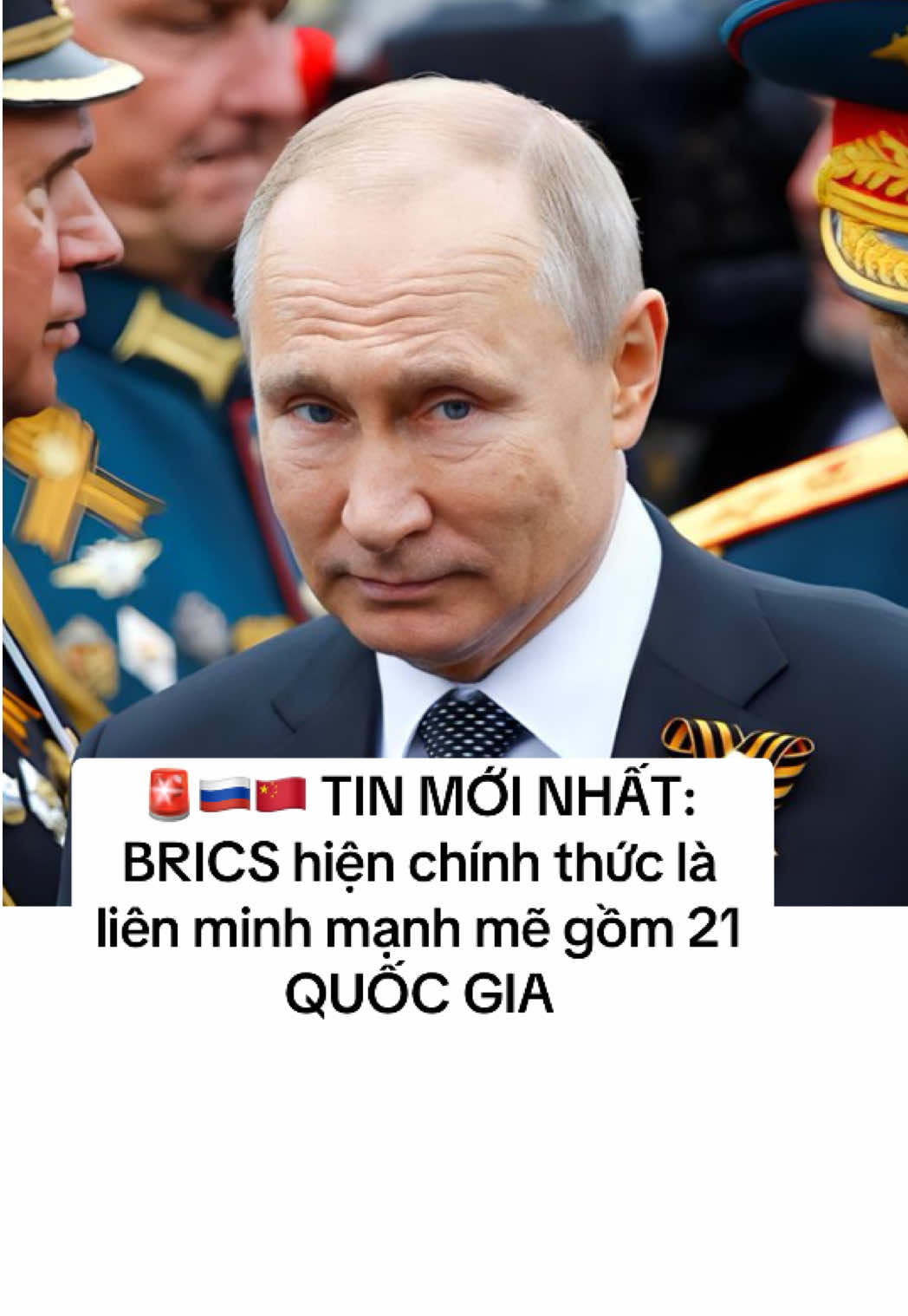 🚨🇷🇺🇨🇳 TIN MỚI NHẤT: BRICS hiện chính thức là liên minh mạnh mẽ gồm 21 QUỐC GIA #xuhuong #xuhuongtiktok #brics 