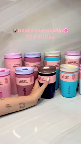 🐨Owala smoothship🌸 12 Onz $29.99 20 Onz $39.99 📦Envíos a todo El Salvador  #fypp #owala #vasos #termos #Lifestyle #girls #gift 