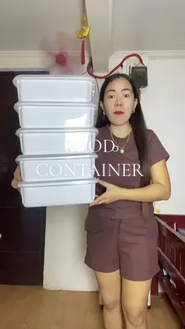 5 PCS FOOD CONTAINER  100+ pesos lang!!!  #foodcontainer #container #foodkeeper #foodstorage #foodorganizer 