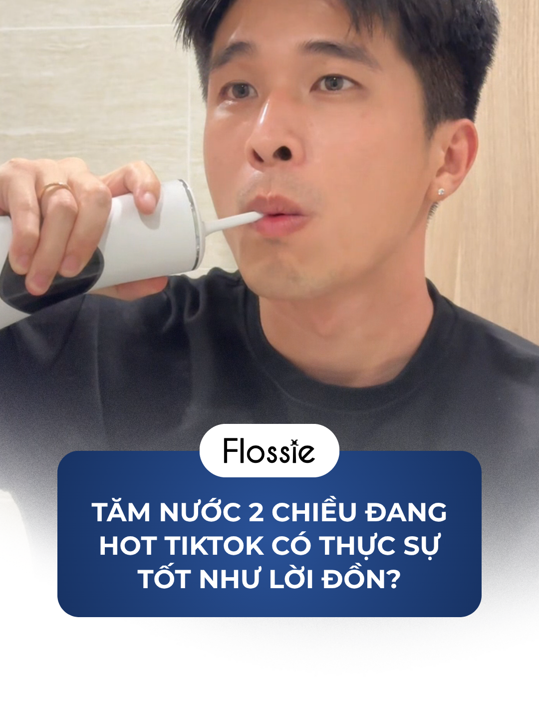 Tăm nước 2 chiều đang hot Tiktok có thật sự tốt như lời đồn? #tamnuoc #flossieultra #tamnuoc2chieuflossie #fyp