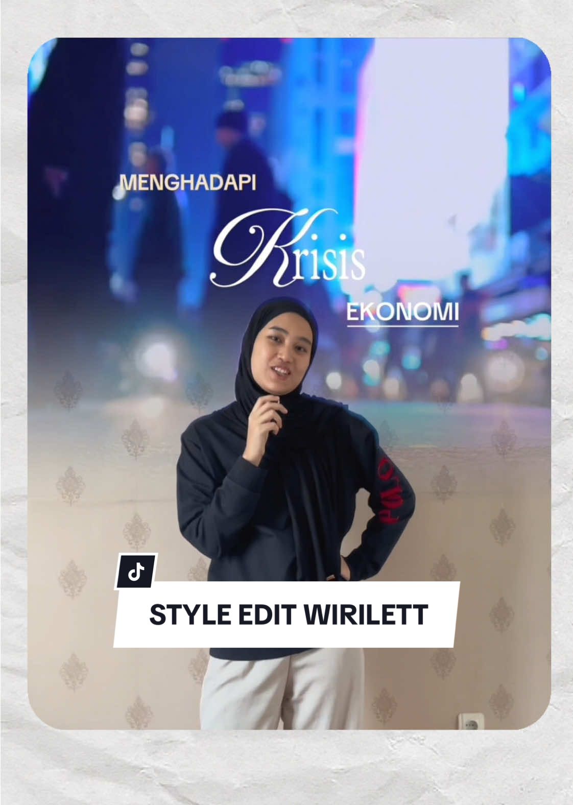 Cara edit text typography dengan background video di belakang orang style edit @wirilett & @mylenesmind di capcut HP  #wirilett #mylenesmind #capcut #typography #typographyedit