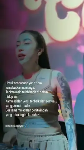 untuk seseorang. #djcipydot #idola #dj #storykatakata #storytime 