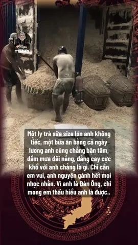 @TTMHĐ  @TTMHĐ Một ly trà sữa size lớn anh không tiếc, một bữa ăn bằng cả ngày lương anh cũng chẳng bận tâm, dầm mưa dãi nắng, đắng cay cực khổ với anh chẳng là gì. Vì chỉ cần em vui, anh nguyện gánh hết mọi nhọc nhằn. Nhưng điều anh mong mỏi nhất không phải là lời cảm ơn hay sự đền đáp, mà là một chút thấu hiểu, một chút tin tưởng nơi anh. Xin em đừng coi thường, đừng trách móc anh bất tài vô dụng, vì em đâu biết những điều anh âm thầm gánh chịu. Anh đã cố gắng đến tận cùng khả năng của mình rồi, không phải để được công nhận, mà chỉ để giữ lấy một người con gái anh thương. #TTMHĐ 