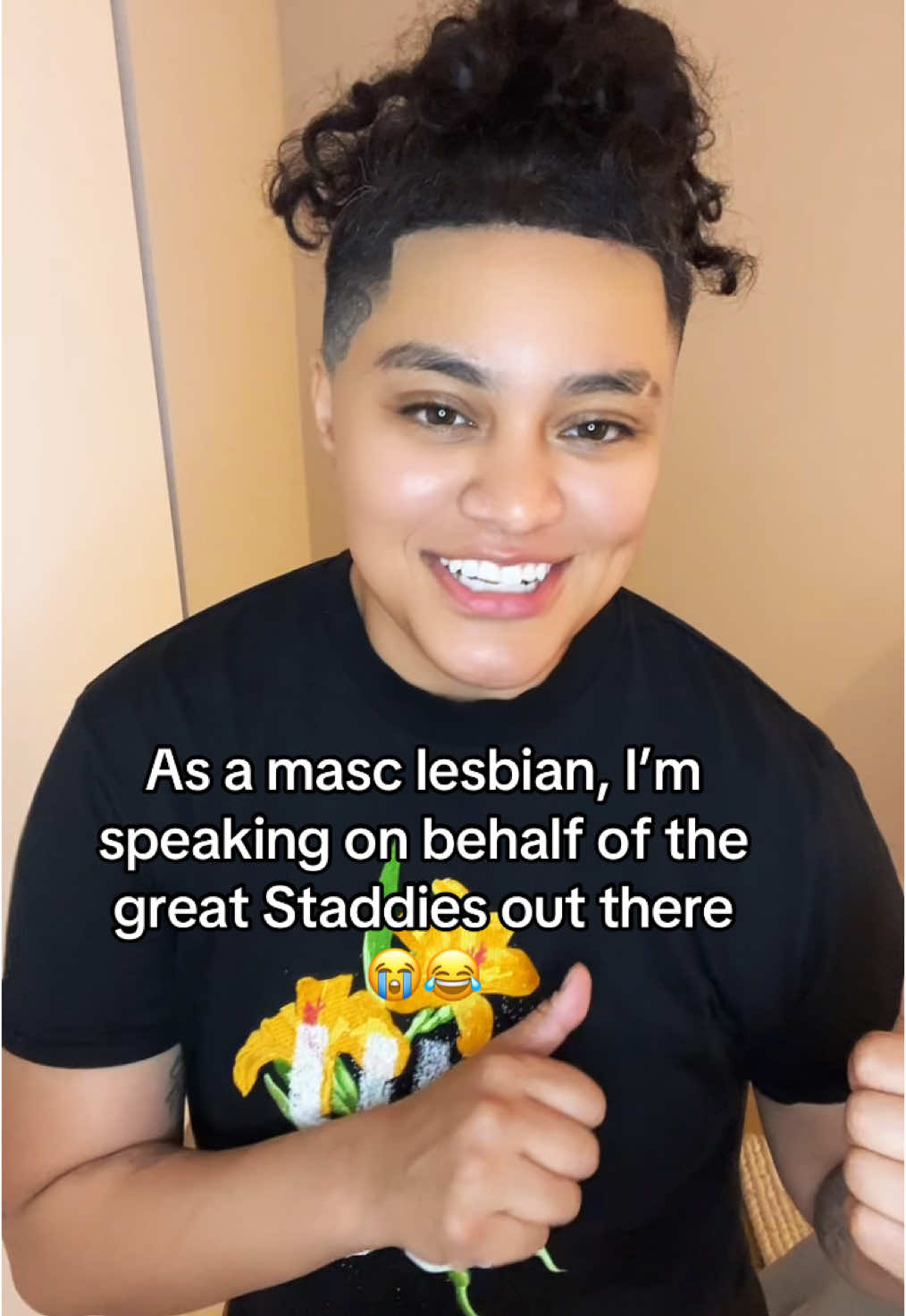 Your kid said he love you though 🥹💕 lol jk..kinda  #fypシ #mascoftiktok🏳️‍🌈 #wlw #foryoupage #lgbtqia #jokes #justforfun #kidding #studsoftiktok🌈 #fyp #wuhluhwuh #healthyrelationship 