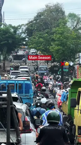 🫡🛵 HOW TO AVOID Bali’s traffic chaos/ crowds during peak season? Tips by locals 👇  📍Save these golden rules for your Bali trip to make the best out of it ✨🫶 1. 🏆 Travel early or after sunset If you have to be in the South, time your trips: 👉 Leave before 7:30 AM 👉 Return after 8 or 9 PM Most traffic chaos happens late morning to late afternoon. Sunrise trips or sunset returns are more stress-free!  2. 🚎 Avoid midday visits Tourist hotspots like waterfalls, beaches and temples get packed between 11am–3pm. 👉 Instead: • Go early (sunrise missions are gold) • Or enjoy late afternoon visits Less heat, better light, and more peace 💆🏻‍♀️  3. 🧑‍🧑‍🧒‍🧒 Explore the „real Bali“ Do not only stay at tourist-saturated zones like Canggu, Uluwatu, Seminyak and Central Ubud 👉 Instead, go and explore:  North Bali (Munduk, Lovina) East Bali (Sidemen, Amed) West Bali (Balian, Medewi) ➡️ These areas are peaceful, let you breathe and let you feel like Bali 20 years ago 4. 🙅🏻‍♀️ Avoid the Shortcuts at certain times  They may seem like time-savers, but during high season and rush hour, Canggu’s shortcuts become full-blown parking lots 5.💡Pick your stay wisely  Pick accommodations near your favorite cafes, yoga spots and the beach—so you can walk or bike instead of ride. 👉 In Pererenan, Bingin, or Sanur many spots are close enough to go car-free. 6. 🗺️ Use Google Maps + Waze Smartly Check live traffic before you leave. Pro tip: Use the “depart at” feature to see projected traffic if you’re planning ahead. ❌ 7. Avoid crowds by visiting resorts over beach clubs High season = loud beach clubs, full bookings and crazy parking Opt for resorts with daypasses or incredible pools, eco-stays or cliffside escapes instead Bali Trip | Bali Holiday | Bali Traffic | Traffic Jam | Scooter | Main Season | Travel Tips | Bali Travel Guide | Travel Hack | Travel Advices | Bali Travel #bali #balitravel #balitrip #baliindonesia #scooteristindonesia #trafficjam #highseason #baliholiday #balitraffic #baliguide #travelhack 