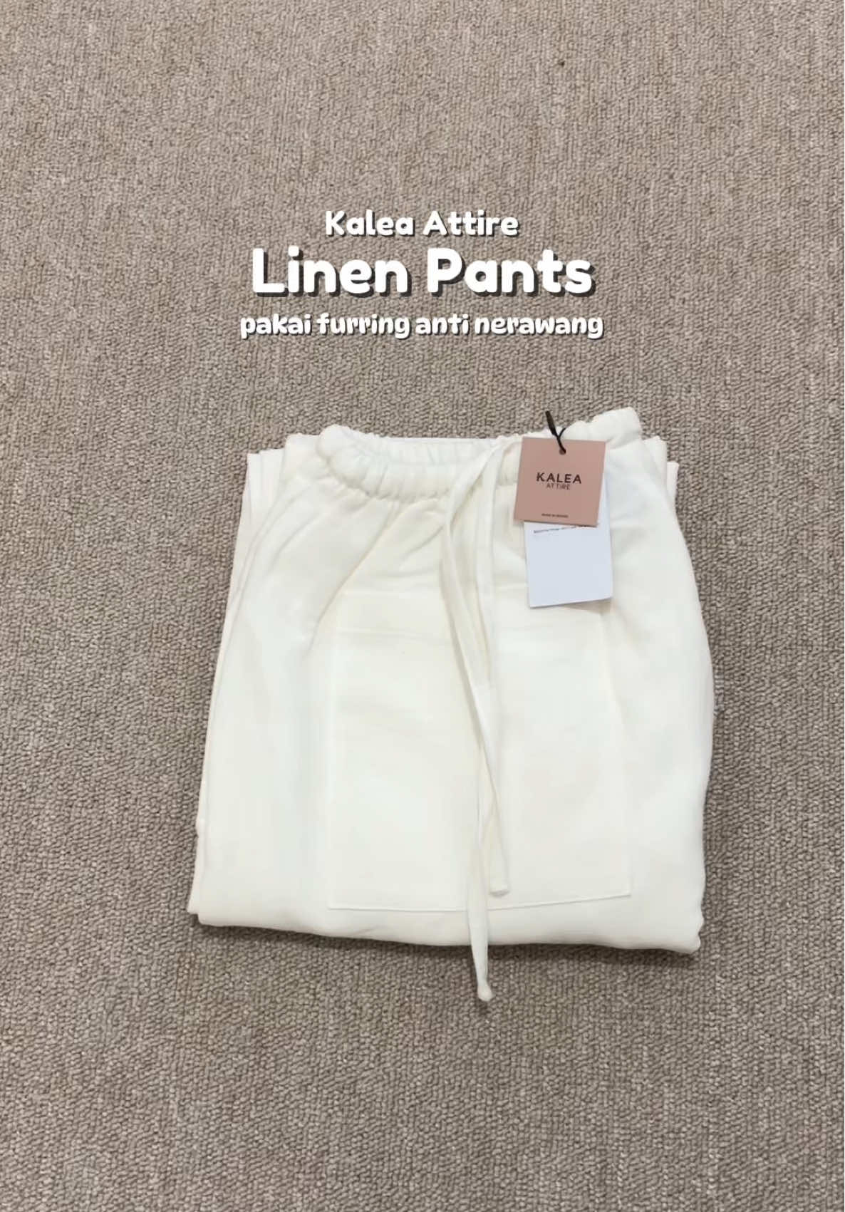 Rekomendasi celana linen trousers, ada karet & bahan adem bgt wajib punya buat daily atau ootd simple 😍🤍 @Kalea Attire #tessalinenpants #linenpants #trousers #celanawanita #OOTD 