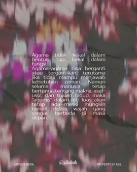 Agama dapat berganti dan tergantikan seiring waktu, seperti yang terlihat dalam sejarah peradaban manusia. Banyak kepercayaan kuno seperti agama Mesir, Yunani, dan Romawi telah hilang, tergantikan oleh agama-agama baru yang lebih sesuai dengan kebutuhan sosial, politik, dan spiritual zamannya. Meski demikian, agama-agama besar seperti Islam, Kristen, dan Hindu memiliki daya tahan karena struktur ajaran dan komunitasnya yang kuat. Namun, di era modern, tantangan seperti sekularisme, sains, dan spiritualitas alternatif membuat banyak orang meninggalkan agama formal. Maka, meskipun bentuknya bisa berubah, kebutuhan manusia akan makna dan nilai-nilai spiritual kemungkinan besar akan terus ada.