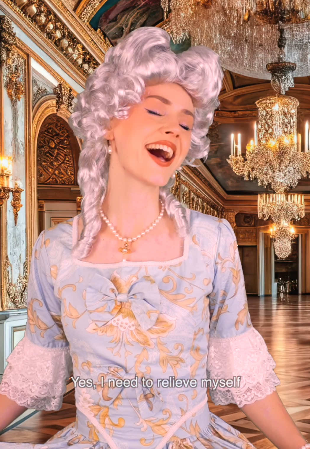 the Versailles bathroom situation was rough 💩  Nobles were just p00ped in all sorts of places around the palace hoping nobody would notice 😩😅🇫🇷🏰⚜️👑#horriblehistories #versailles #comedy #skit #frenchrevolution 