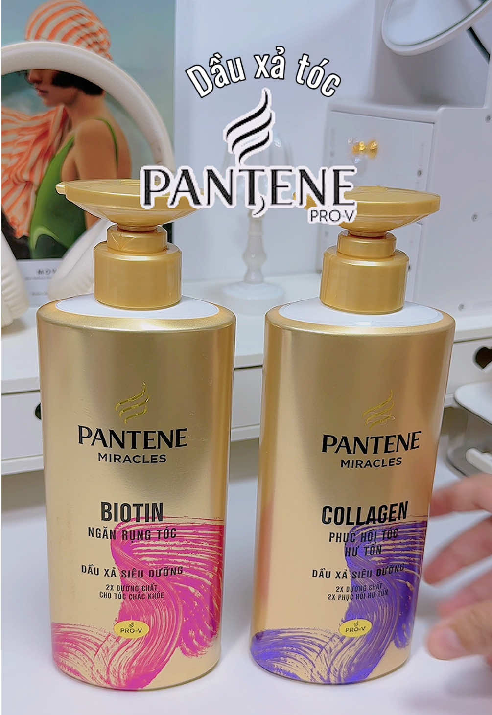 Combo dầu xả tóc pantene #pantene #combodauxa #dauxatoc 