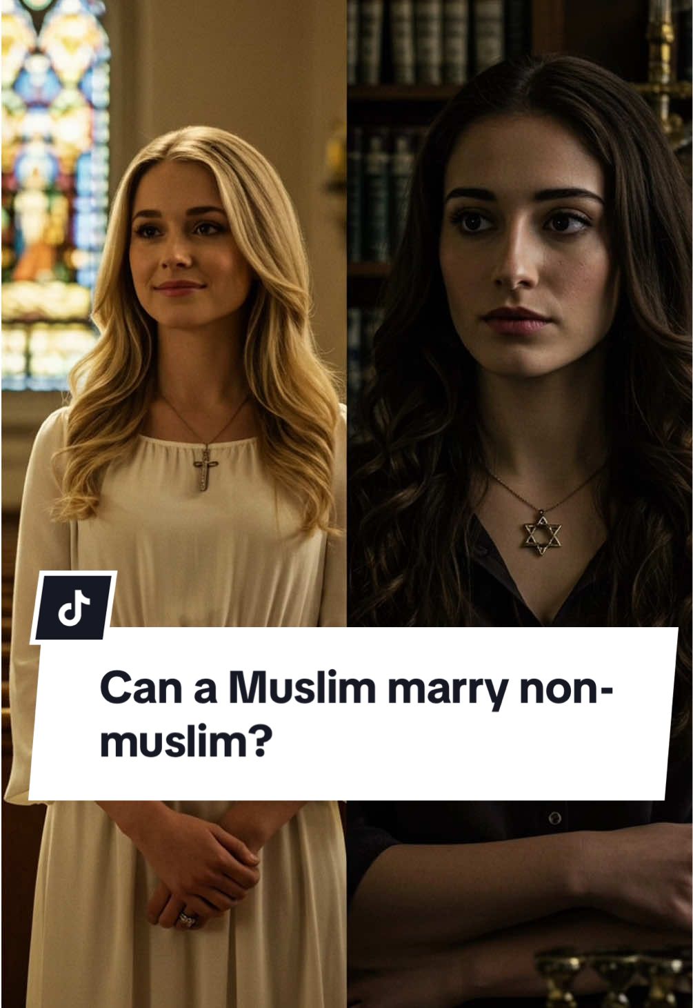 Can a Muslim marry a non-muslim? #islamic #islamic_video #marriage #islamicmarriage #faith #muslim #christians #jews #peopleofthebook 
