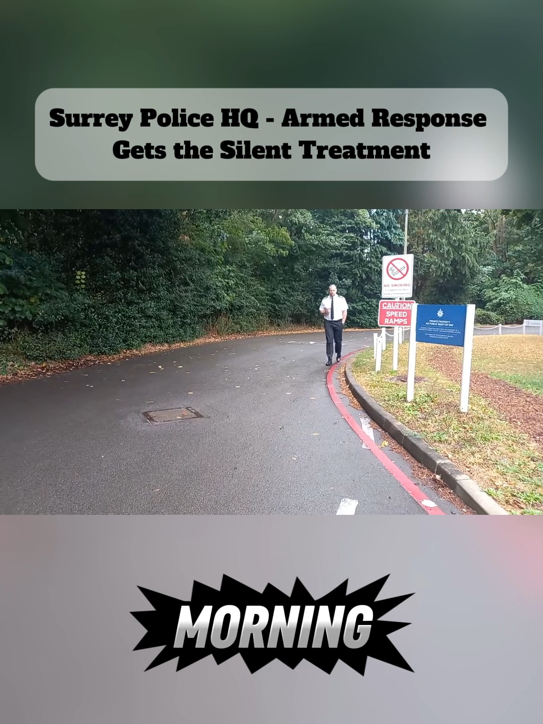 Surrey Police HQ - Armed Response Gets the Silent Treatment #police #audit #security #fail #policeofficer #officer #metpolice