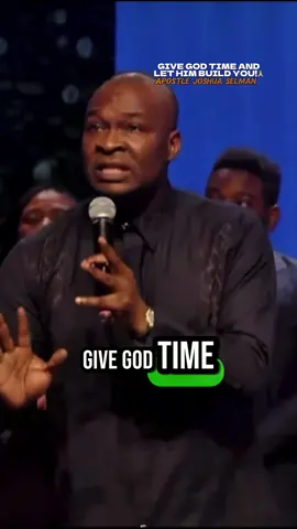 Give God Time And Let Him Build YOU!🙏📌 -Apostle Joshua Selman Ninmak . . #salvationhub #gospel #explorepage #worshipmusic #instablog9ja #joshuaselman #christianlifestyle #godlyrelationship #weddings #bellanaija #christlife #Lifestyle #explore #trendingtopic #christiancontent #relationshipgoals #christianlife #christianmarriage #marriageadvice #prayerispowerful #prayer #preaching #naijatrends #trendingnow #trendingreels #fyp 