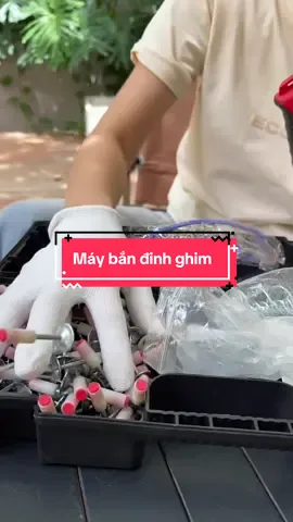 Máy bắn đinh ghim #thanhmai92 #maybandinhbetong #maybandinhhatno 
