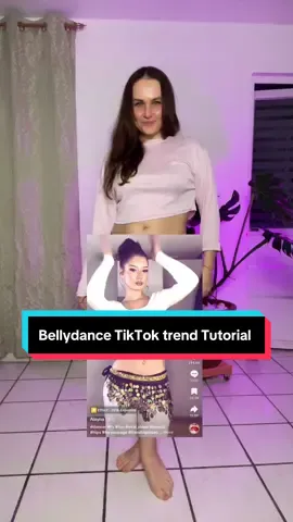 Bellydance TikTok trend tutoria 😊 Credit to @ Aleyna ❤️ #bellydance #bellydancetutorial #trend #girls 