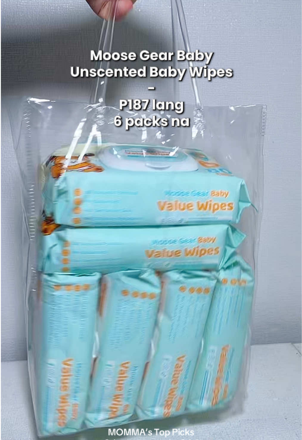 Budget-friendly wipes. Safe for newborn babies and with sensitive skin. #wipes #babywipes #unscentedbabywipes #wipesfornewborn #moosegearbaby #tiktokshopfuntasticpayday  - Disclaimer: Price may change without notice.