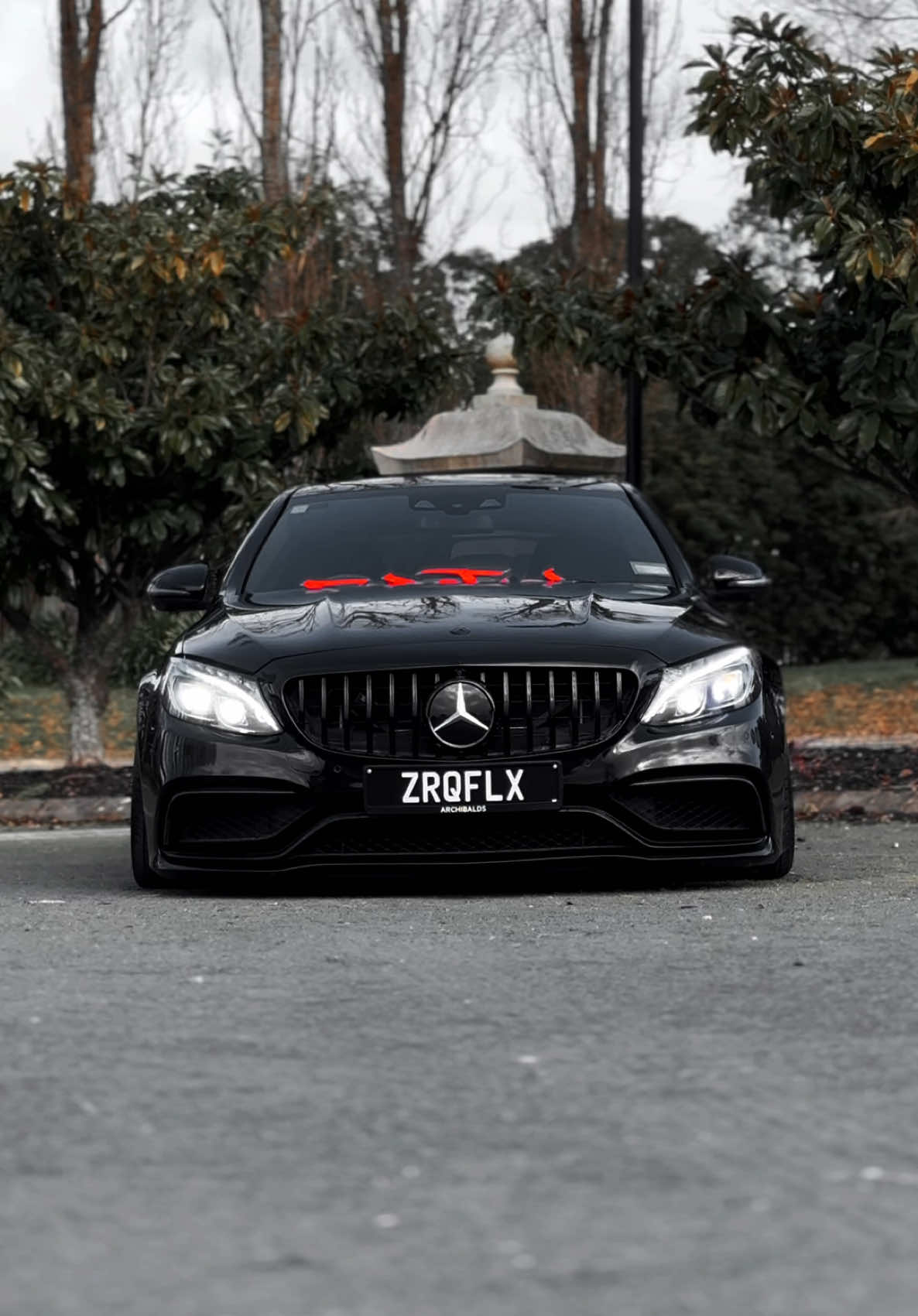 Wiggle Wiggle 🪱 - Mercedes C63S 🖤 #carsoftiktok #cartok #cars #capcut #caredit #wiggle 