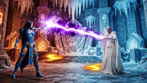 Cassiopeia vs Mitena #veo3 #aigenerated #fyp #foryoupage 