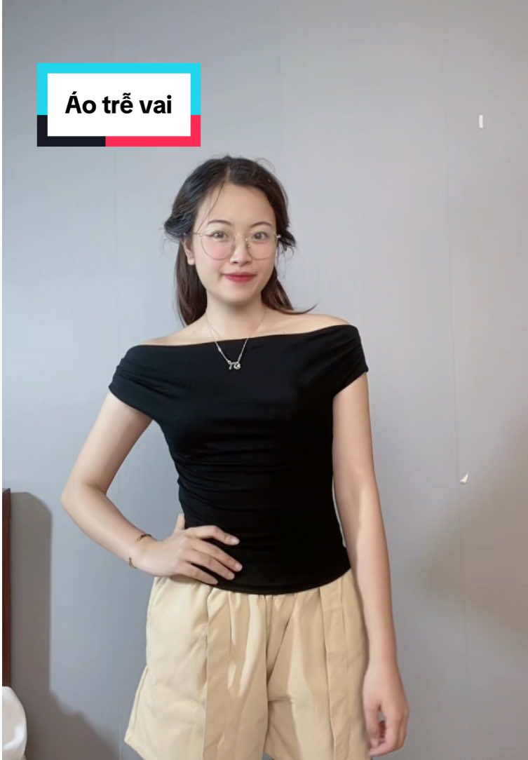 Áo trễ vai đẹp  #xuhuong #viral #fyp #hottrend #aothun #aokieu #aotrevai 