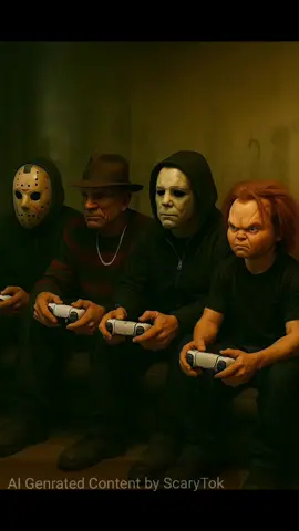 Become one of the boys, hit follow and become a ScaryToker  #realscarytok #scarytok #scarytoker #Freddy #jason #chucky #michealmyers #ps5 