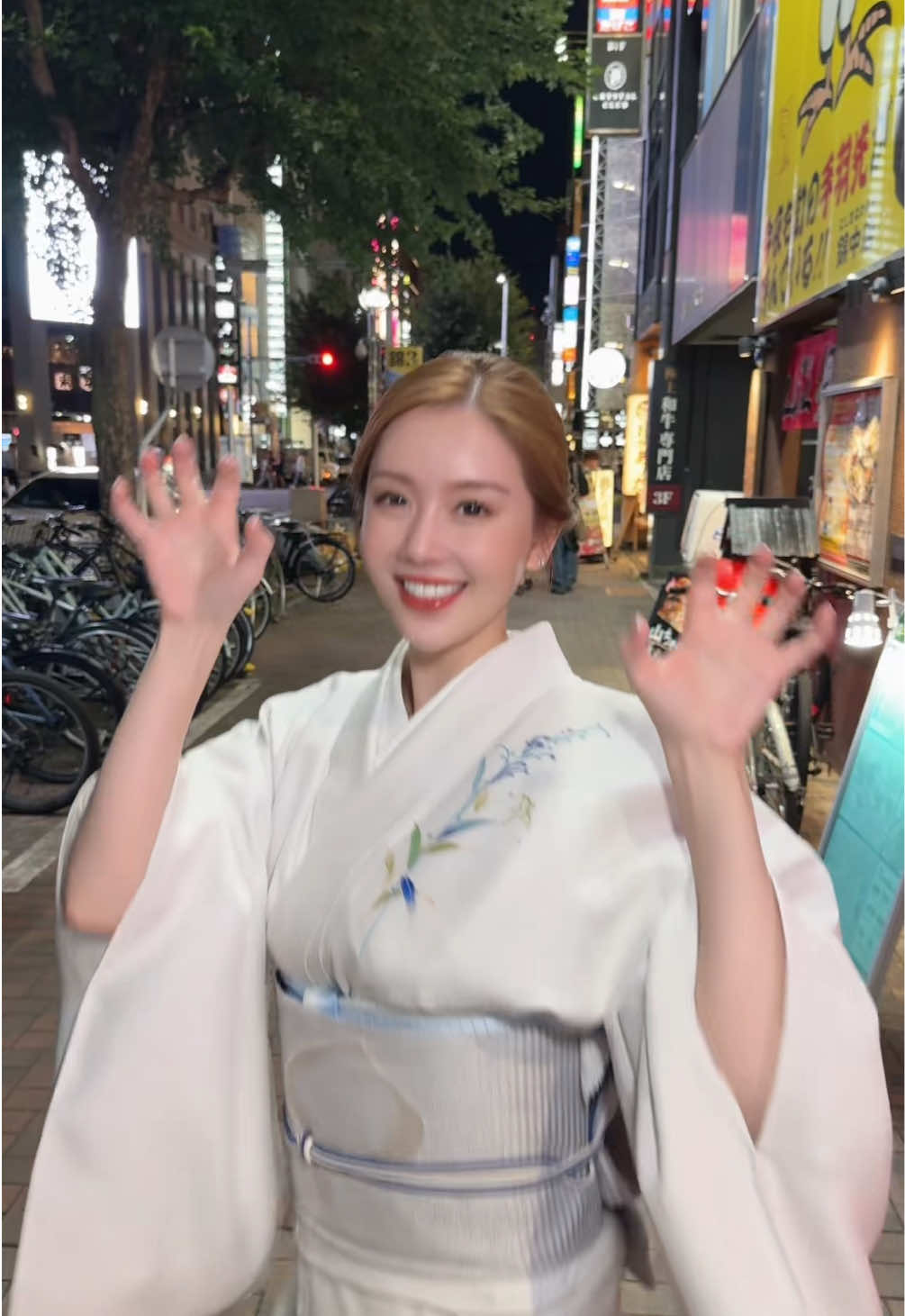 あつすぎー☀️ #錦#着物#心雫#ママ