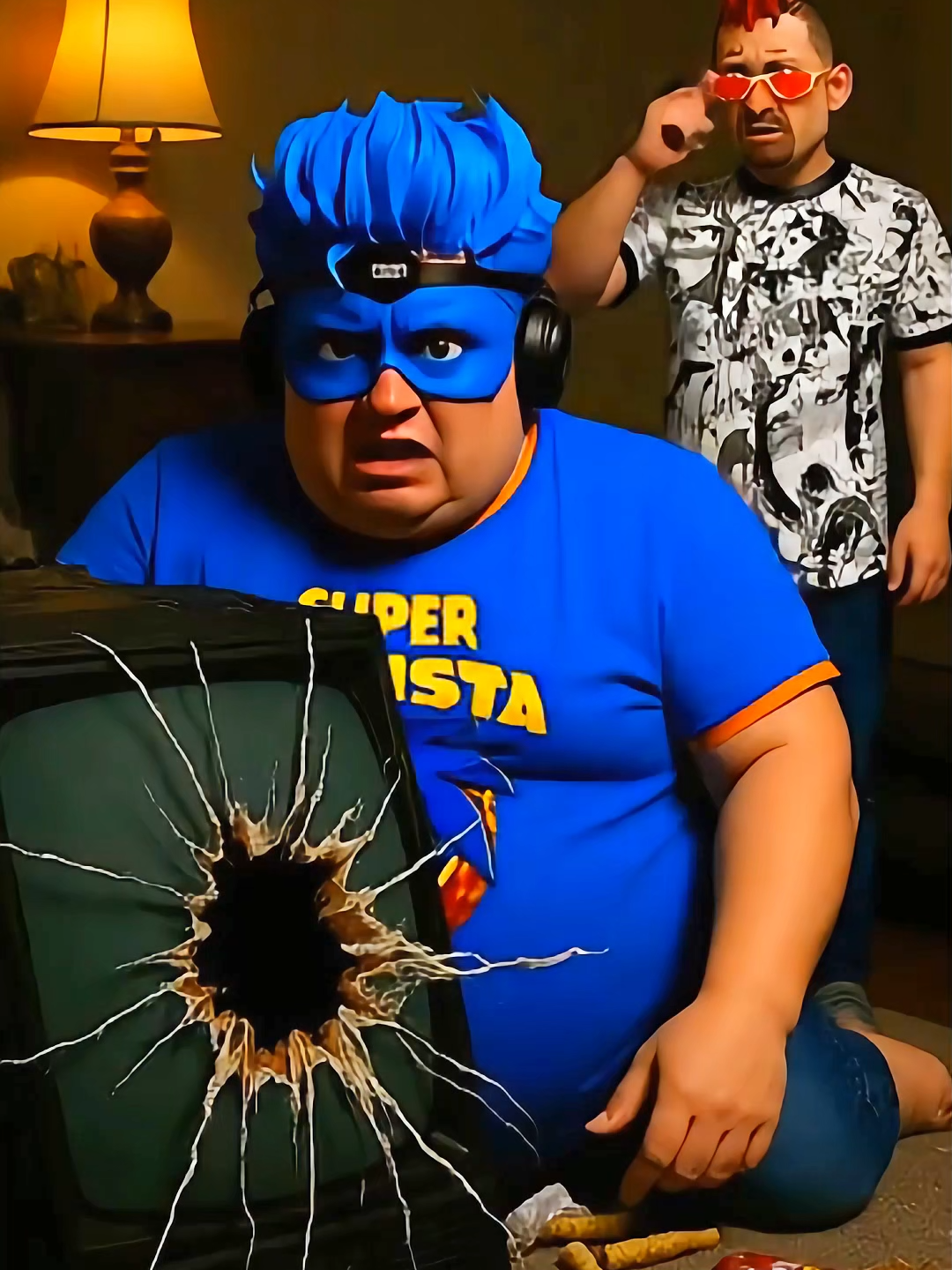 QUEM QUEBROU MINHA TV??? #viraliza #brainrot #engraçado #round6 #superautista #3d #humor