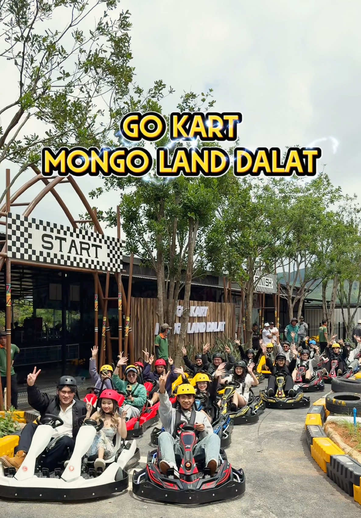 Mời khách ghé và trải nghiệm đường đua cùng hội mê tốc độ tại Mongo Land nha 🏁 #mongoland #mongolanddalat #dalat #gokartdalat #flycam 