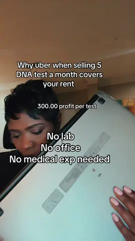 Tired of driving all around everyday?  The DNA testing business is one of the most untapped industries out there — and the crazy part is, you can get started in just a few days. It's not something you need a medical background for.  If you've got hustle, heart, and a willingness to market yourself, this can absolutely be your lane. You can start by just letting people know what you do. Social media, flyers, word of mouth, community events a it all adds up. You don't need to know everything to start, you just need to start. You can partner with other businesses Comment ‘DNA’ #mobiletesting #mobilelab #SideHustleTips #CMA #nursesoftiktok #medicalassistantsoftiktok #businessfoundations #dnatest #dnaresults #cheatcode 