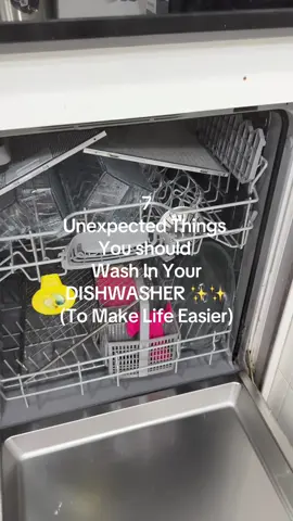 7 things you should wash in your dishwasher (to make life easier 🤭) do you have any dishwasher hacks?  #CleanTok #cleaninghacks #cleaningtips #cleaningmotivation #motivation #cleaning #dishwasher 