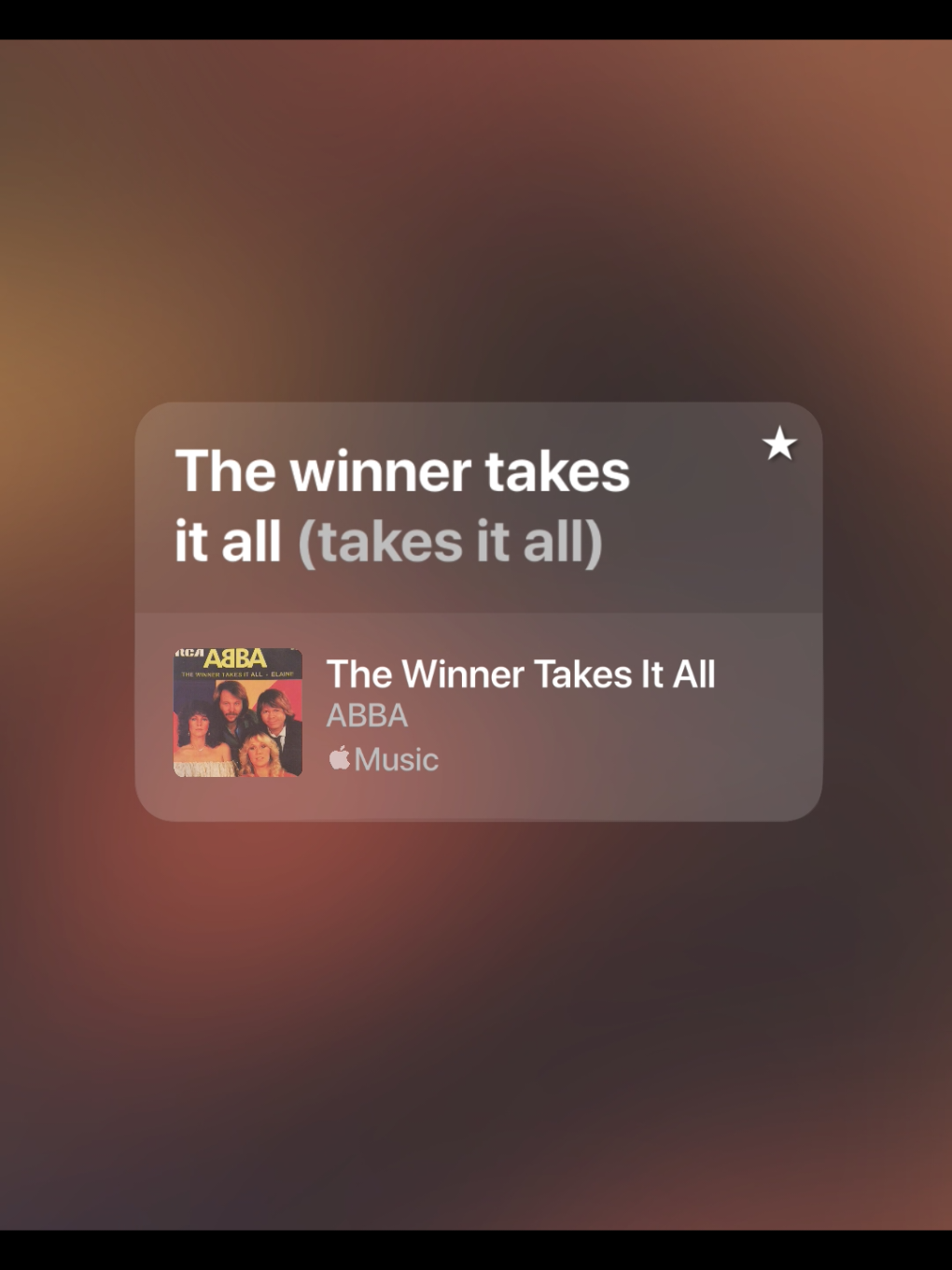 the winner takes it all... #thewinnertakesitall #abba #lyrics #liriklagu #spotify #fyp #music 