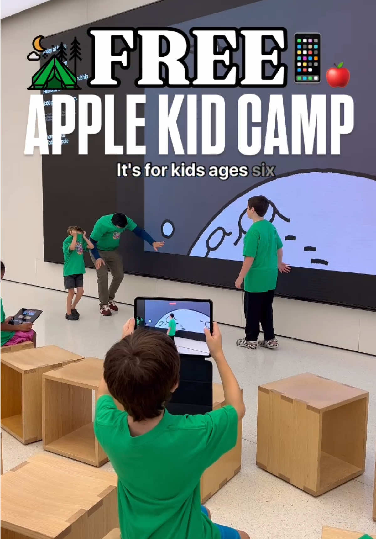 Hey Houston!!! @thathoustonmom here!!! Did HOU know that Apple has a FREE in store camp for kids?!?  It’s geared for kids ages 6-10 and they can learn movie making techniques by creating their own friendship films using iMovie!!!  iPads are provided so use the link in my bio to sign your kids up and FOLLOW @thathoustonmom for more HOUSTON KID FUN!!! 🤩  📍Memorial City Mall | Houston Texas  FOLLOW @thathoustonmom for HOUSTON FUN ✨ #applecamp #todayatapple #houstonkids #houstonmoms #houstonmom #memorialcity #memorialcitymall #thewoodlandstx #thewoodlandstexas #willowbrook #houstongalleria #bartoncreek #dallaskids #dallasmoms #sugarlandtx #sugarlandtexas #friendswoodtx #friscotx #sanantoniokids #sanantoniomoms #applestore #ipad #imovie