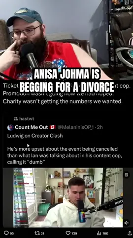 Anisa Johma is begging for a divorce
