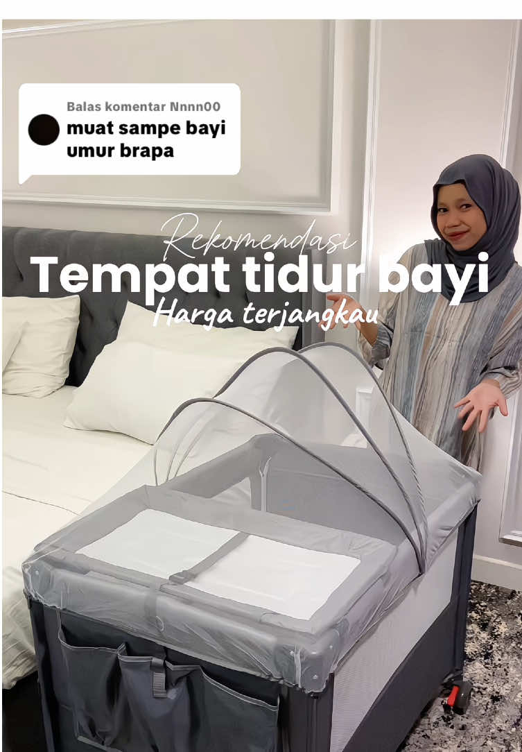 Membalas @Nnnn00  Rekomendasi tempat tidur bayi harga terjangkau dan bisa di pakai mulai dari bayi bewborn - 3 tahun #tempattidurbayi #babycrib #kasurbayi 