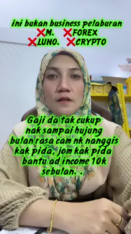 hutang da. paras lantai?aji xckup..nk smpi ke hujung bulan rasa mcm nk mengemis oiii,teruk da ni jom laa jihad ekonomi keluarga kak pida ajar.. #mentor #milliondollarmentor #businessonline #income10ksebulan #nakcepatkaya #janaincomedarirumah 