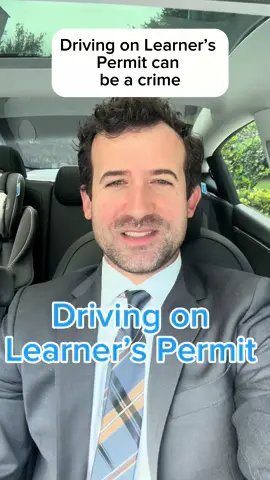 Driving on Learner’s Permit without licensed driver in car can be a serious problem. Here is what you should know. #learnerspermit #attorneyinflorida #criminaldefenseattorney 