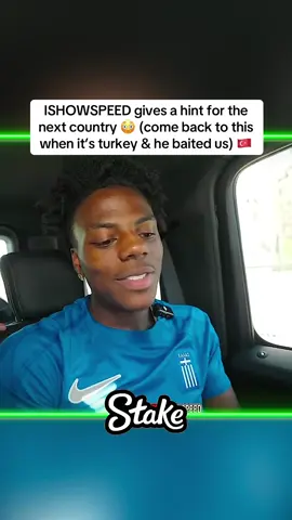 ISHOWSPEED gives a hint for the next country 😳 (come back to this when it’s turkey & he baited us) 🇹🇷  #Speed #ishowspeed #europe #speedclips #ishowspeedclips #kaicenat #irl #europetour #ishowspeedeuropetour - speed or ishowspeed irl stream in europe tour - ishowspeed in greece with giannis antetokunmpo #greece #giannis #basketball #NBA #turkey 