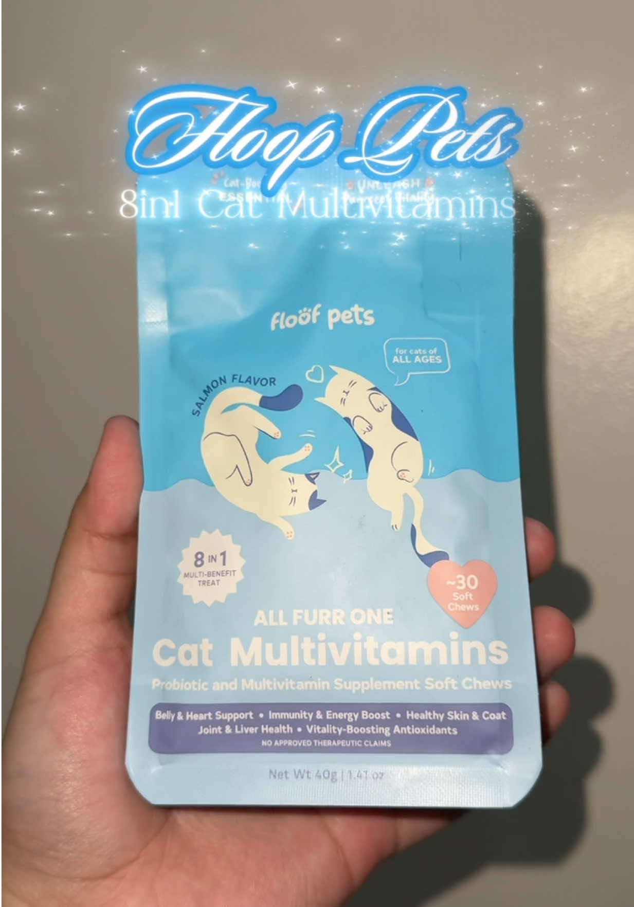Give your kitty the purr-fect boost! 🐾✨  Floop Pets 8-in-1 Cat Multivitamins support healthy fur, joints, immunity & more — all in one tasty treat! 🐱 Your furbaby deserves the best, so why not start today?😉 #czrptnngnugc #akiratheragdollxpersian #flooppets #flooppetsmultivitamins #flooppetscatmultivitamins 