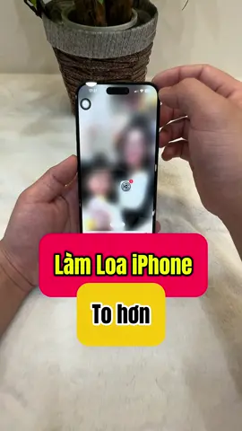 Cách làm loa iPhone to hơn #iphonetricks #iphonetricks 