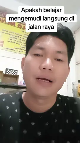 Apakah belajar mengemudi langsung dijalan raya#belajar #fyptiktok #kursusmengemudi 