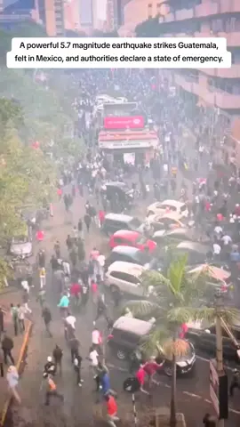 A powerful 5.7 magnitude earthquake strikes Guatemala, felt in Mexico, and authorities declare a state of emergency #earthquake #sismo #Guatemala #news 