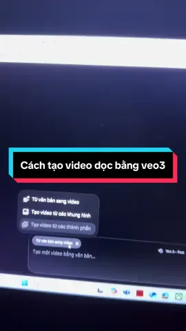 Cách tạo video Veo 3 dọc tỉ lệ 9;16 của tiktok #veo3 #ai 