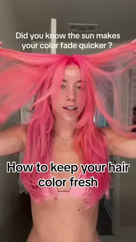 A UV protectant perfume?? Yes please! #dealsforyoudays #arcticfox #uvprotection #hairperfume #coloredhair #pinkhair 