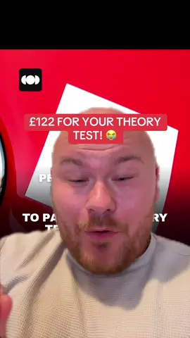 Theory tests cost people on average £122! 😭 #zacstudd #theorytest #theorytestpractice #drivinglessons #drivingtheorytest #drivingtips #drivingtheory 