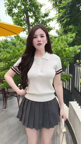 Áo Polo, áo len cộc tay, áo thun, áo kiểu nữ #duyenrungrinh #aothun #aopolonu #aothiuncotton #aolenpolo #aophong #aophongnu #aodetkim #myoutfit #outfit #phoidoxinh 