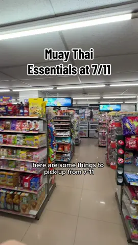 What to get from 7/11 if you're training Muay Thai in Thailand 🇹🇭 #muaythai #solotravel 