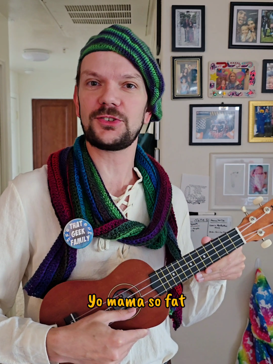 Bardic Yo Mama Joke of the Day: he taxed what?! #thatgeekfamily #bard #bardic #yomama #lefthip #tariffs #marchofthepenguins #penguin #fat #politics @Benny James 